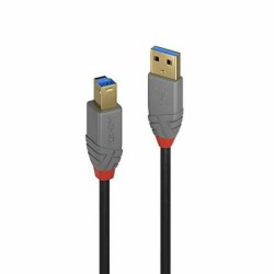 USB-Kabel LINDY 36744 5 m Schwarz Grau