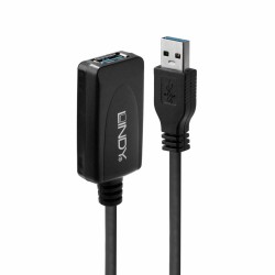 USB-Kabel LINDY 43155 Schwarz 5 m
