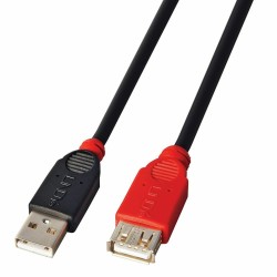 USB-Kabel LINDY 42817 Schwarz 5 m