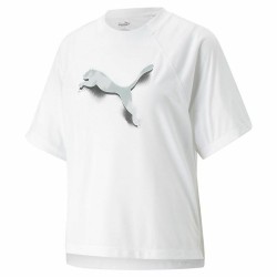 Damen Kurzarm-T-Shirt Puma Modernoversi Weiß