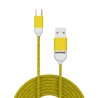USB-C-Kabel auf USB Celly PT-TC001-5Y Gelb 1,5 m