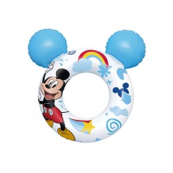 Aufblasbarer Schwimmring Bestway Weiß Mickey Mouse 74 x 76 cm