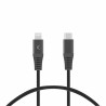 USB-C auf Lightning Verbindungskabel KSIX Schwarz