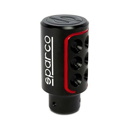 Schalthebelknopf Sparco SPC RACING Schwarz/Rot