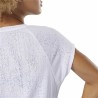 Ärmelloses Damen-T-Shirt Reebok Burnout Weiß