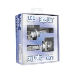 LED-Halogen-Umrüstsatz Superlite BOM12312 H7 28 W 6500 K LED (2 Stück)