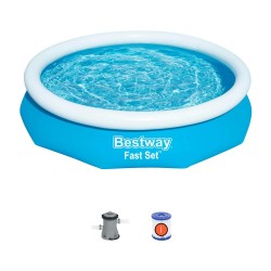 Aufblasbarer Pool Bestway Blau 3200 L 305 x 66 cm