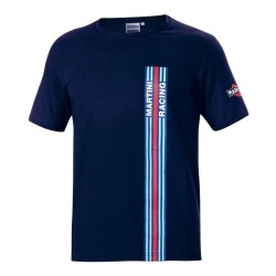 Kurzarm-T-Shirt Sparco Martini Racing (XS) Marineblau