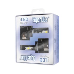 LED-Halogen-Umrüstsatz Superlite BOM12313 H15 28 W 6500 K LED