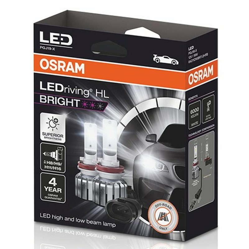 Autoglühbirne Osram LEDriving HL H11 H16 H9 H8 12 V