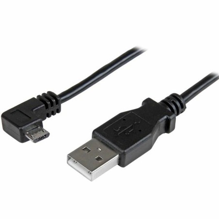 USB-Kabel auf micro-USB Startech USBAUB2MRA Schwarz