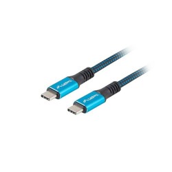 Kabel USB C Lanberg Blau 50 cm (MPN S5615881)