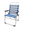 Gepolsterte Campingstuhl Colorbaby Matrose 56 x 50 x 88 cm Weiß Marineblau