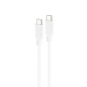 USB-C-Kabel NANOCABLE 10.01.2301-L150-W Weiß 1,5 m