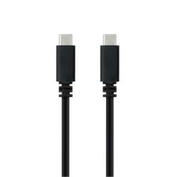 USB-C-Kabel NANOCABLE 10.01.2301-L150 Schwarz 1,5 m