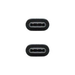 USB-C-Kabel NANOCABLE 10.01.2301-L150 Schwarz 1,5 m