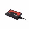 Festplatte CoolBox SlimChase R-2533 Schwarz/Rot 2,5"