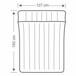 Luftmatratze Intex 127 x 24 x 193 cm (3 Stück)