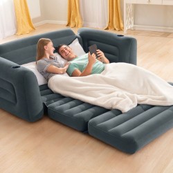 Aufblasbares Schlafsofa Intex Pull-Out 203 x 66 x 224 cm Grau