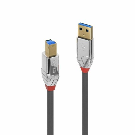 Kabel Micro USB LINDY 36663 3 m Schwarz Grau (1 Stück)