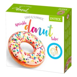 Schwimmreifen Intex Donut Weiß 114 x 25 x 114 cm (12 Stück)