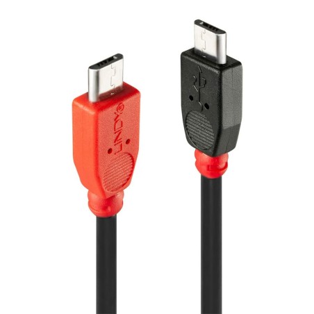 Kabel Micro USB LINDY 31758 50 cm Schwarz