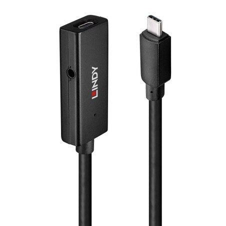 USB-C-Kabel LINDY 43356 Schwarz 5 m