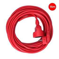 Verlängerungskabel EDM 23601 Rot 15 m Flexibel