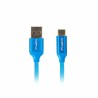 USB A zu USB-C-Kabel Lanberg CA-USBO-22CU-0005-BL Blau 50 cm Quick Charge 3.0 (1 Stück)