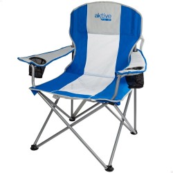 Camping Klappstuhl Aktive Blau Grau 57 x 97 x 60 cm (4 Stück)