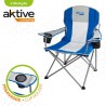 Camping Klappstuhl Aktive Blau Grau 57 x 97 x 60 cm (4 Stück)