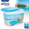 Tischtennis-Set Aktive Summer Beach Kunststoff 6 L 29 x 20 x 19,5 cm (8 Stück)