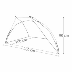 Windschutz Aktive 200 x 90 x 100 cm