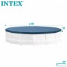 Poolabdeckung Intex 28032 Ø 457 cm 457 x 25 x 457 cm