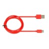 USB A zu USB-C-Kabel Ibox IKUMTCR Rot 1 m