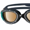 Kinder-Schwimmbrille Zoggs Predator Flex Polarized Schwarz klein