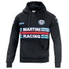 Sweater mit Kapuze Sparco Martini Racing Schwarz XXXL