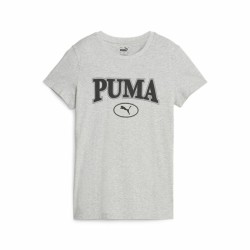 Kurzarm-T-Shirt Puma Squad Graphicc Tlight Hellgrau (XS)