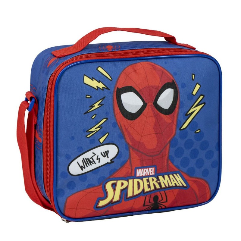 Thermischer Frühstücksträger Spider-Man Blau 7 x 20 x 22 cm