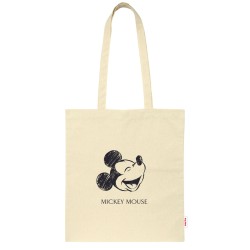 Tasche aus Segeltuch Mickey Mouse Clubhouse Natural Beige