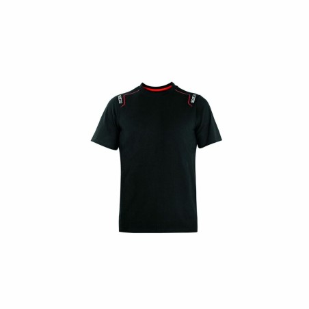 Kurzarm-T-Shirt Sparco TECH STRETCH Schwarz