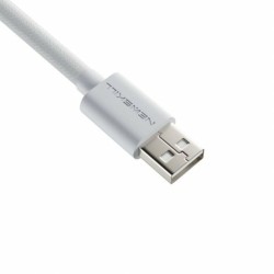 USB A zu USB-C-Kabel Newskill NS-AC-COILC-W Weiß