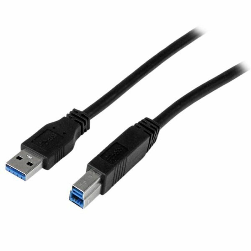 USB A zu USB-B-Kabel Startech USB3CAB1M Schwarz