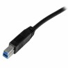 USB A zu USB-B-Kabel Startech USB3CAB1M Schwarz