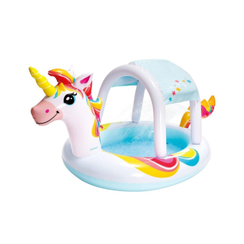 Aufblasbares Planschbecken für Kinder Intex Einhorn 254 x 132 x 109 cm (254 x 132 x 109 cm)