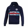 Herren Sweater mit Kapuze Sparco Martini Racing Marineblau