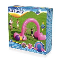 Wassersprinkler-Spielzeug Bestway Kunststoff 340 x 110 x 193 cm Rosa Flamingo