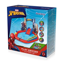 Kinderbecken Bestway Spiderman 211 x 206 x 127 cm Spielplatz