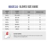 Handschuhe Sparco S00136310RS Rot 10