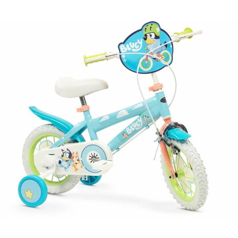 Kinderfahrrad Bluey 12" Blau grün